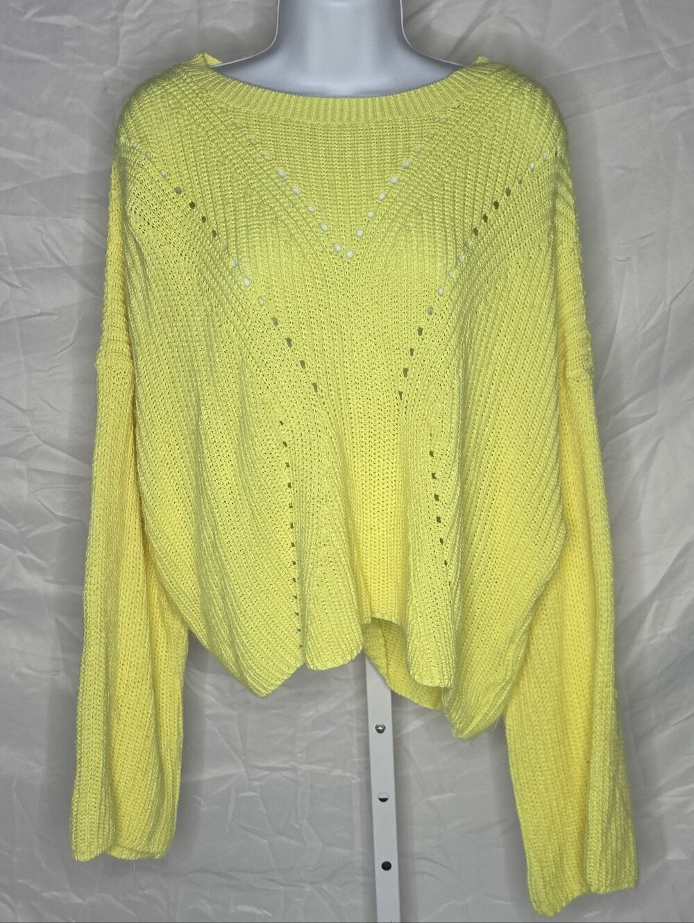 (PLUS+) Neon Yellow Sweater